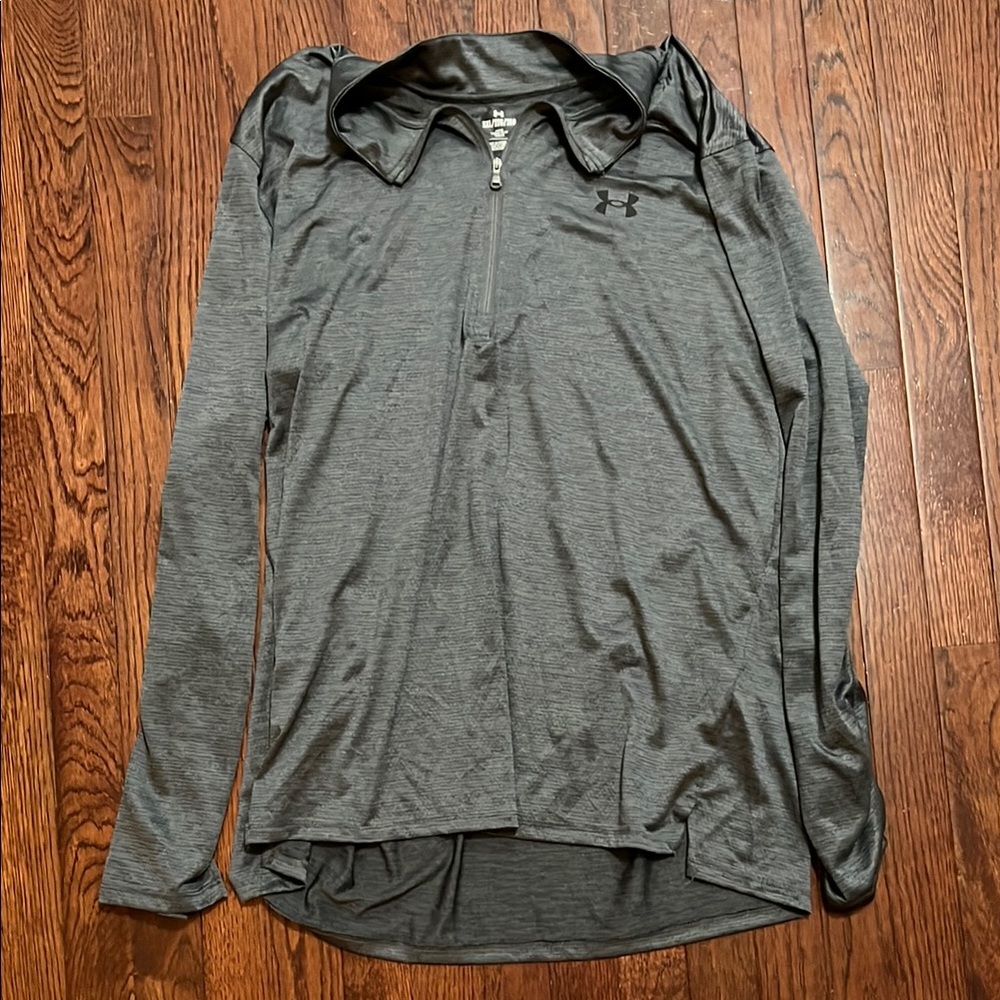 Under Armour Gray Long Sleeve 1/4 zip